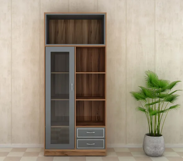 DISPLAY UNIT VOOM 18X36X75 PLATEU APPLE/GRAY